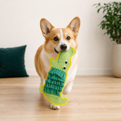 Crocodile Crinkle Snuffle Mat