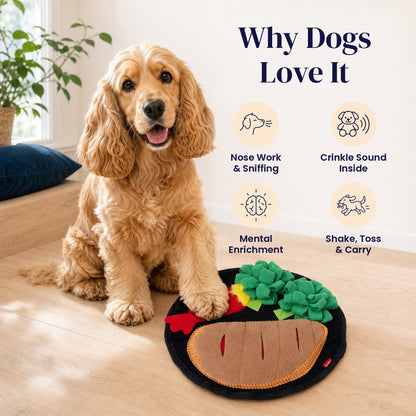 Steak Dinner Crinkle Snuffle Mat - Why Dogs Love It