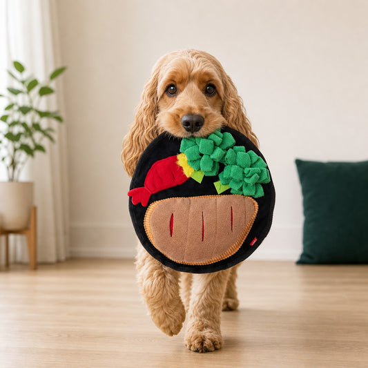 Steak Dinner Crinkle Snuffle Mat