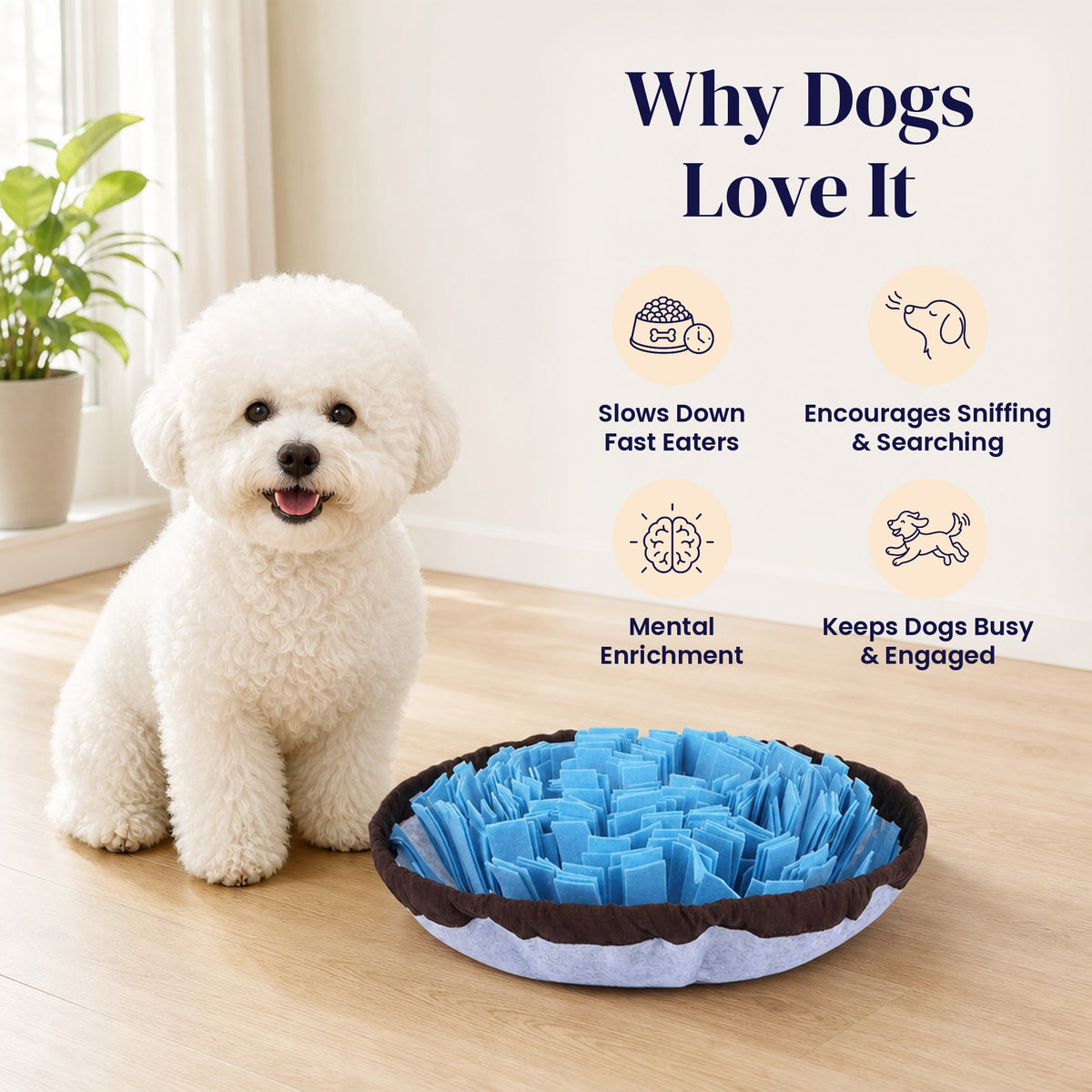 Ocean Classic Snuffle Mat - Why Dogs Love It