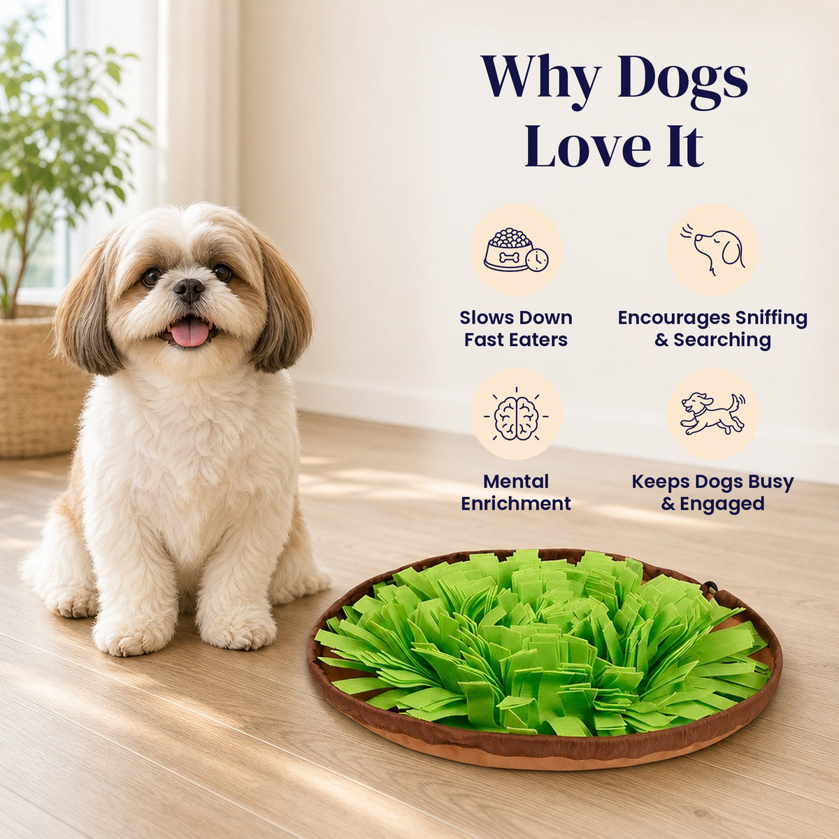 Meadow Classic Snuffle Mat - Why Dogs Love It