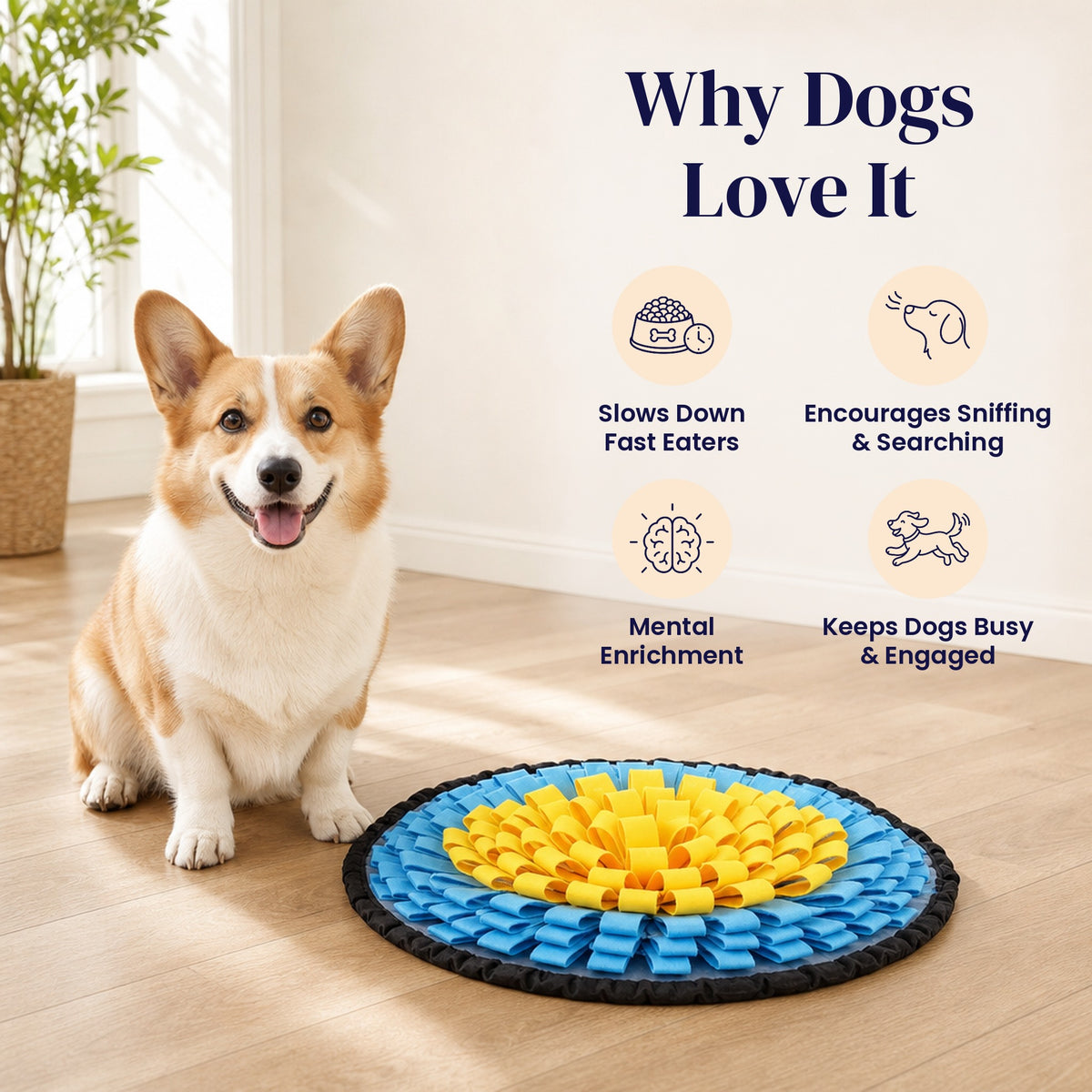 Sunny Shore Deluxe Snuffle Mat - Why Dogs Love It
