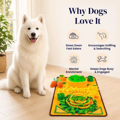 Squeaky Twin Snuffle Mat - Why Dogs Love It