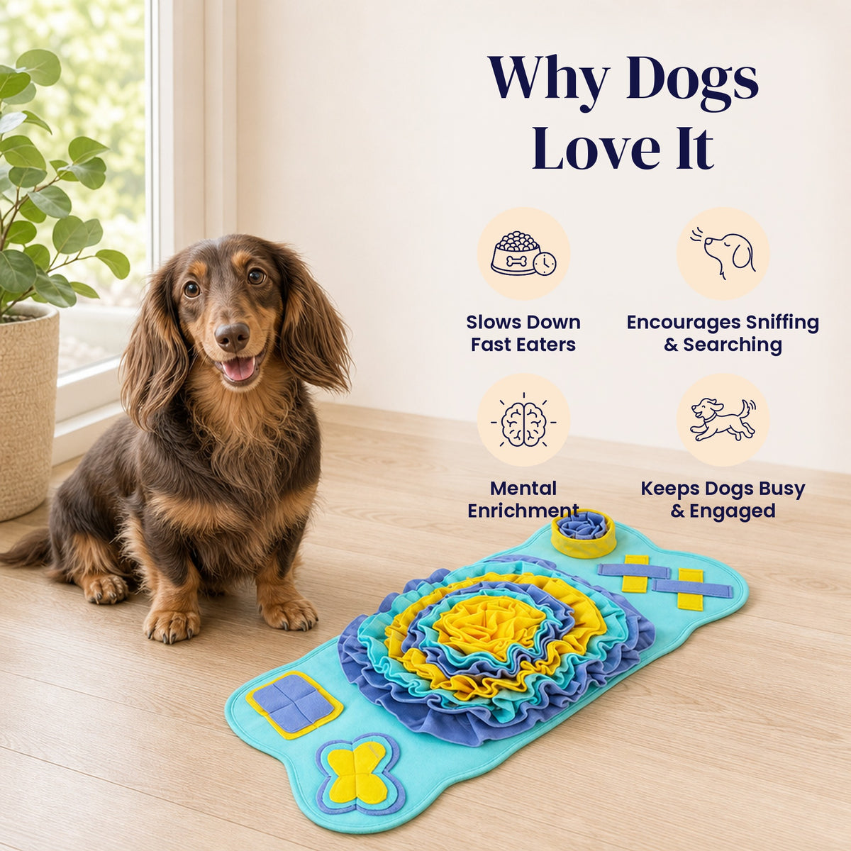 Candy Wrap Snuffle Mat - Why Dogs Love It