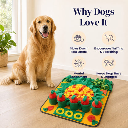 Flower Field Snuffle Mat - Why Dogs Love It