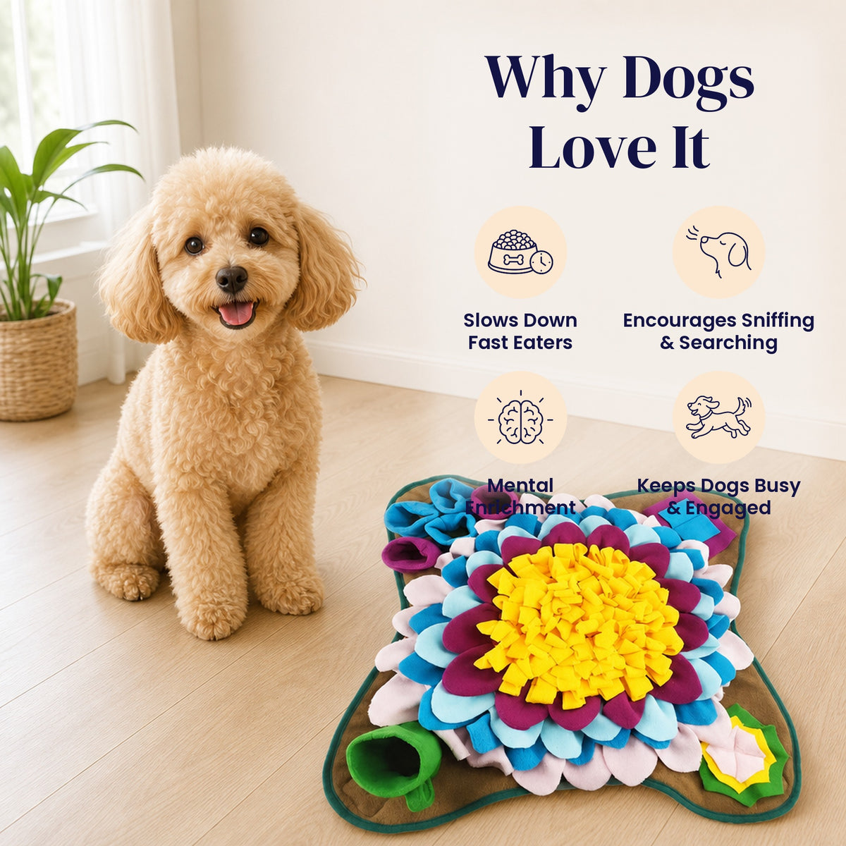 Cocoa Corner Snuffle Mat - Why Dogs Love It