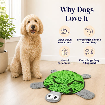 Green Sea Turtle Snuffle Mat - Why Dogs Love It