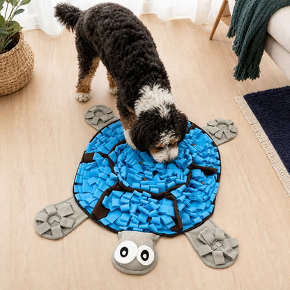 Blue Sea Turtle Snuffle Mat