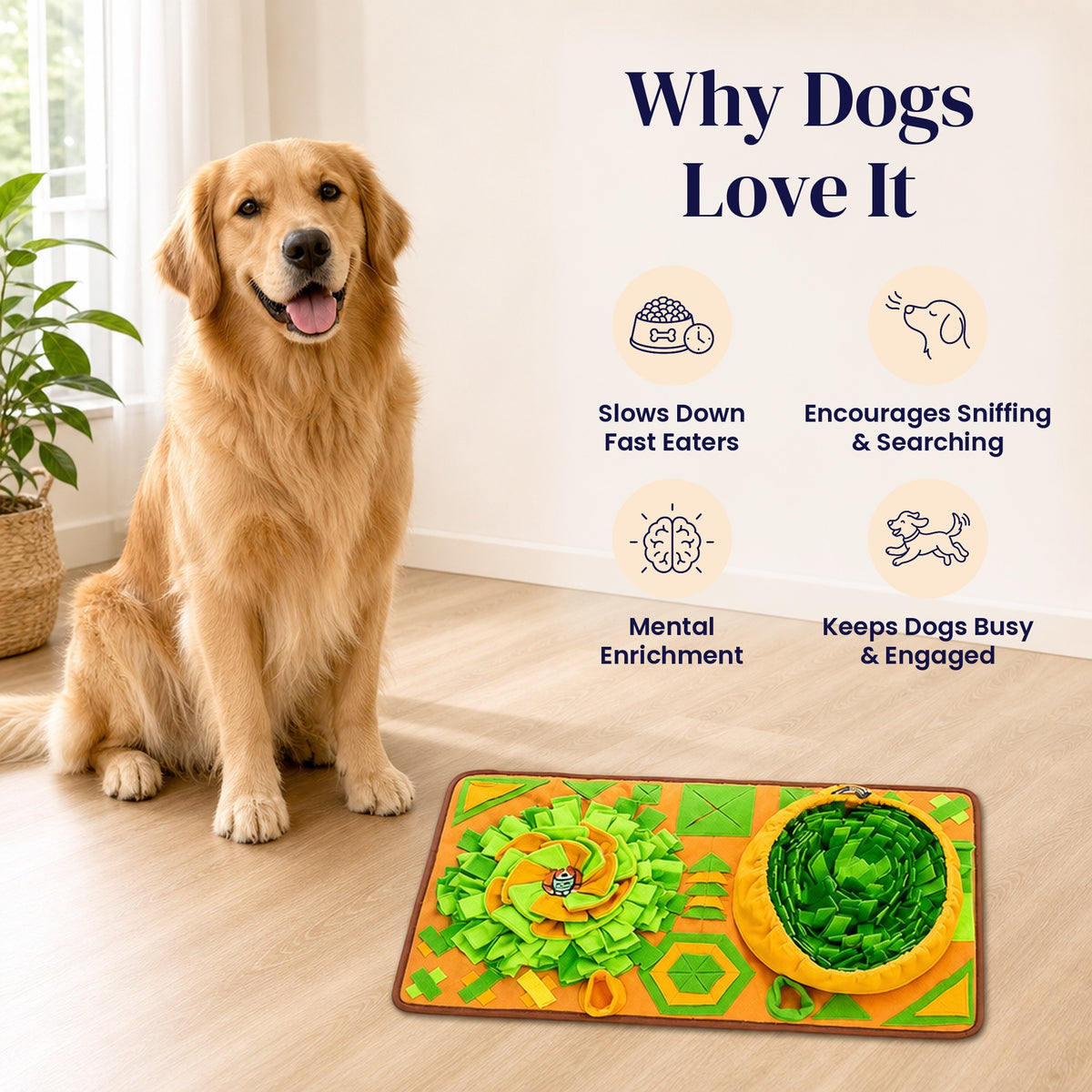 All Weather XL Snuffle Mat - Why Dogs Love It