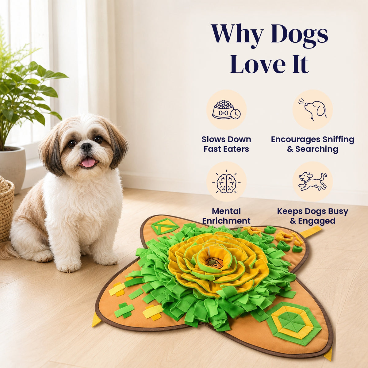 All Weather Corner Snuffle Mat - Why Dogs Love It