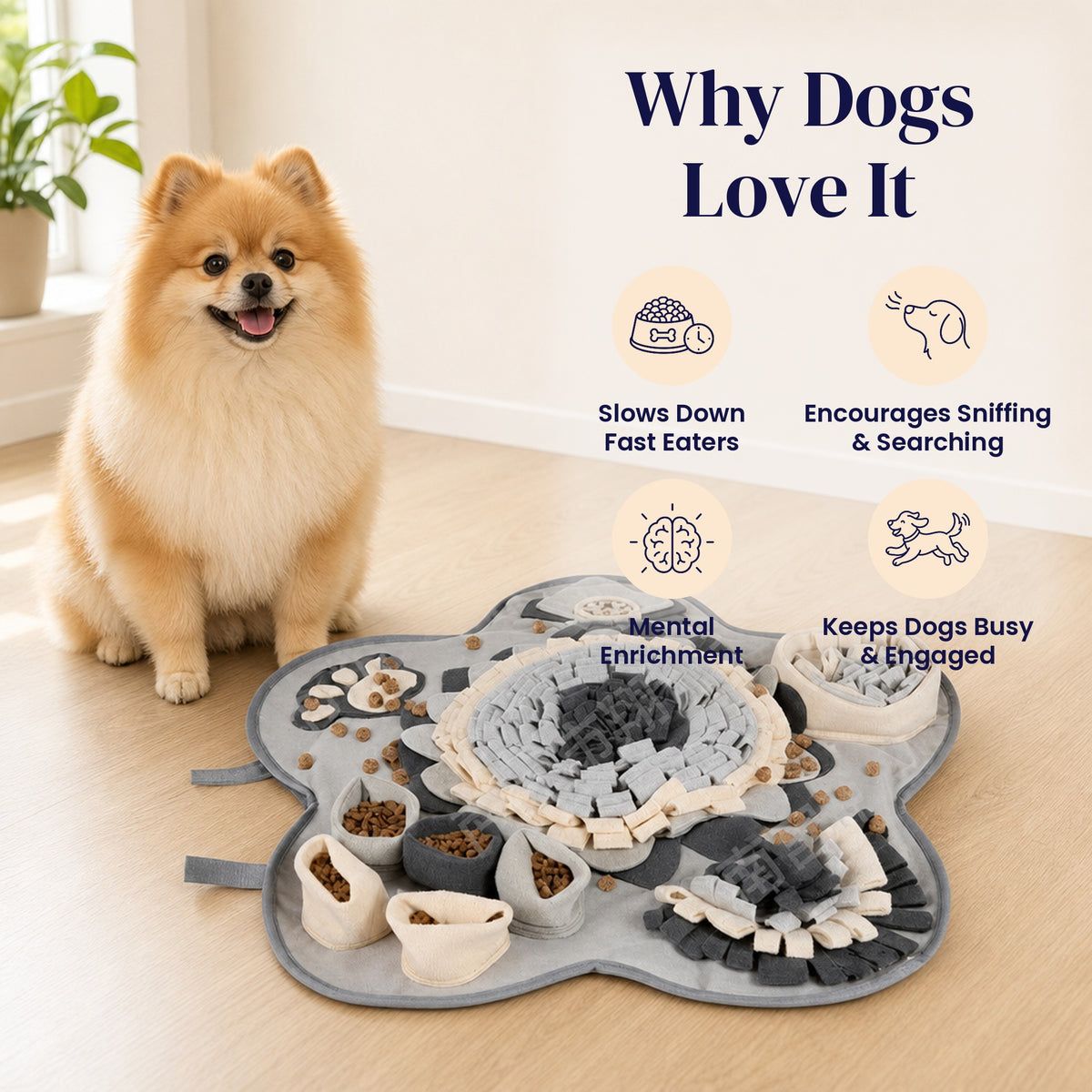 Star Bones Snuffle Mat - Why Dogs Love It