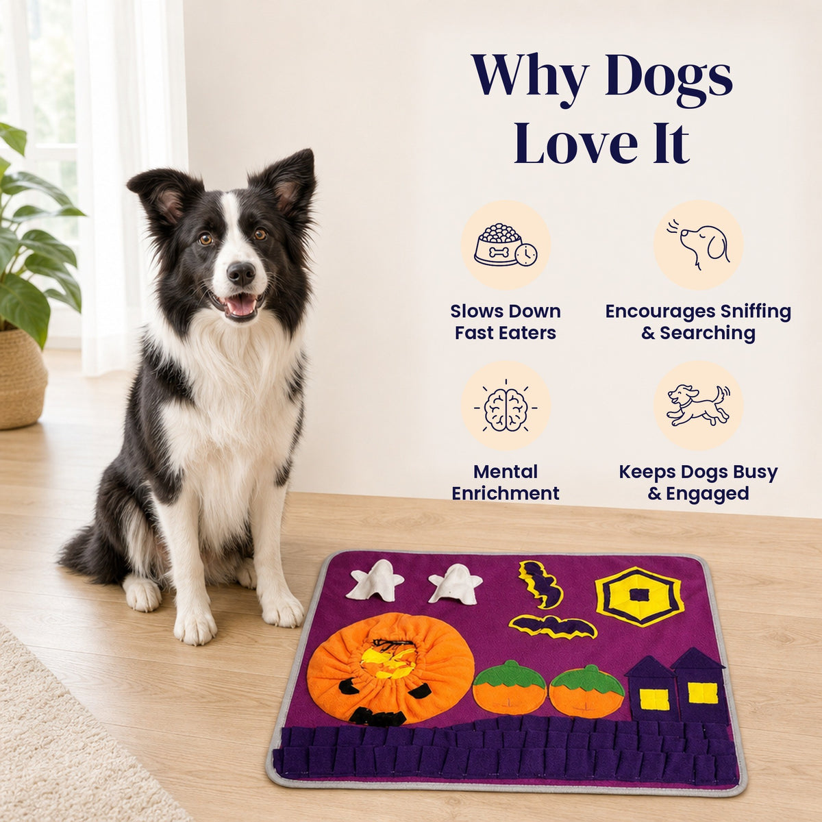 Haunted House Snuffle Mat - Why Dogs Love It