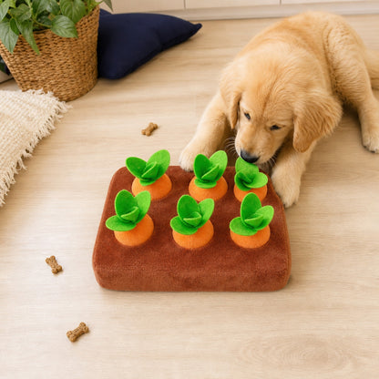 Carrot Patch Snuffle Toy - 6 Carrots